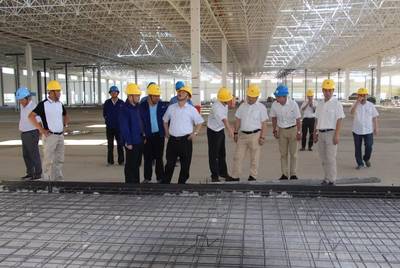 上汽大通溧陽(yáng)房車工廠項(xiàng)目召開(kāi)7月份建設(shè)工程施工現(xiàn)場(chǎng)辦公會(huì)